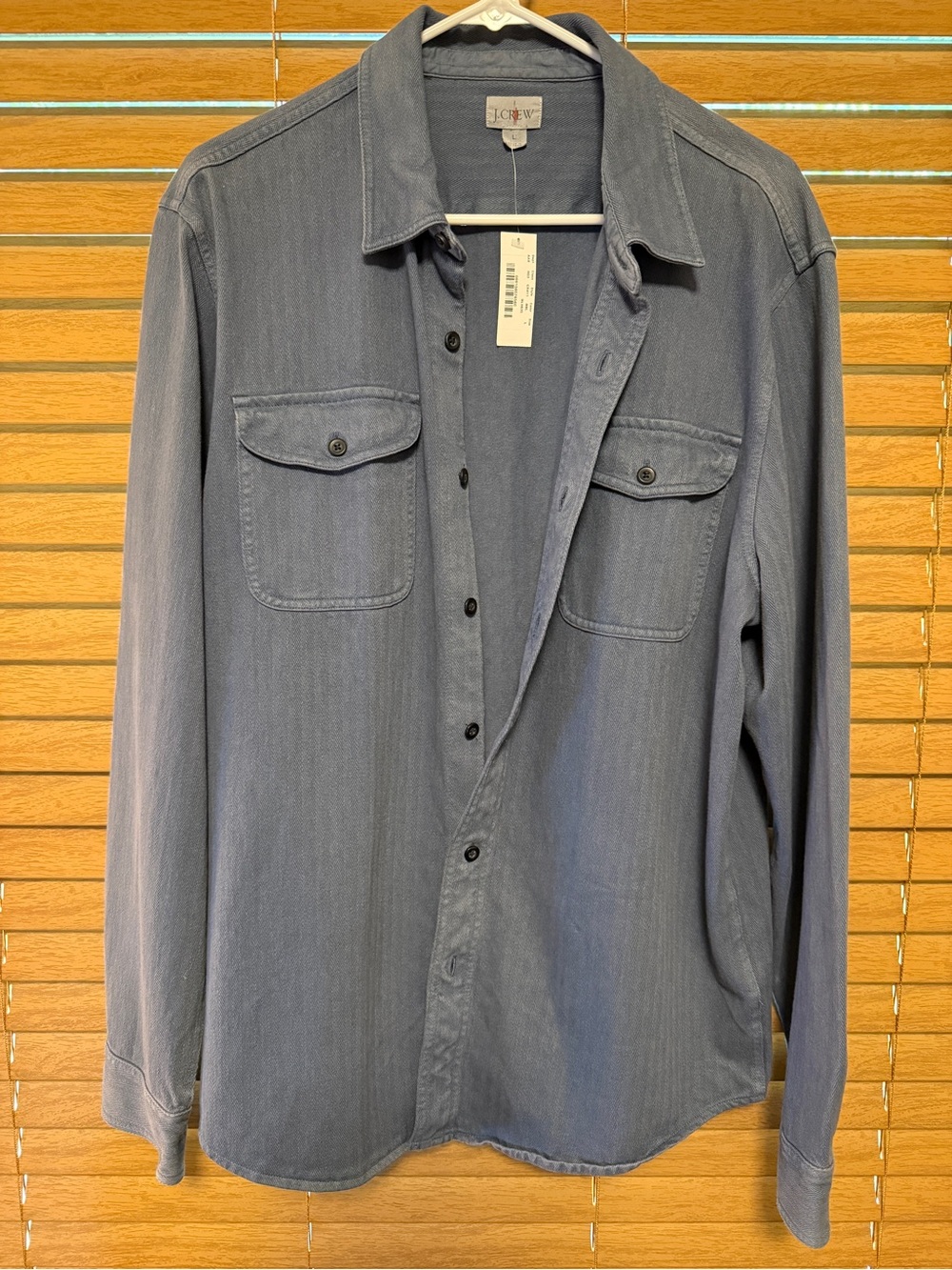 J. Crew Men's Herringbone rugged casual workshirt - Brand new